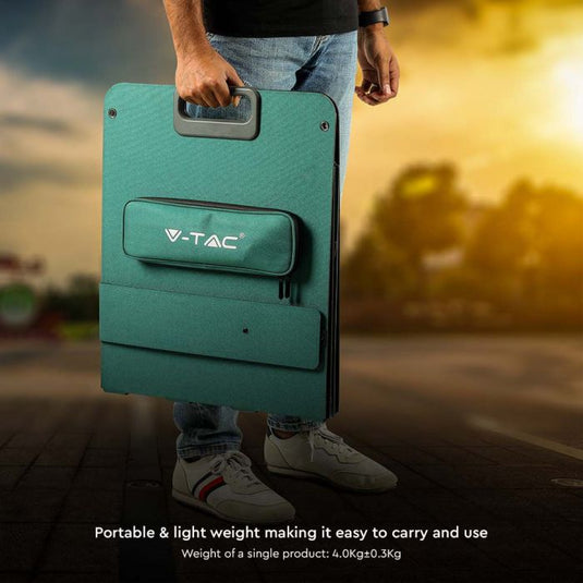 120W Portabel solpanel V-TAC