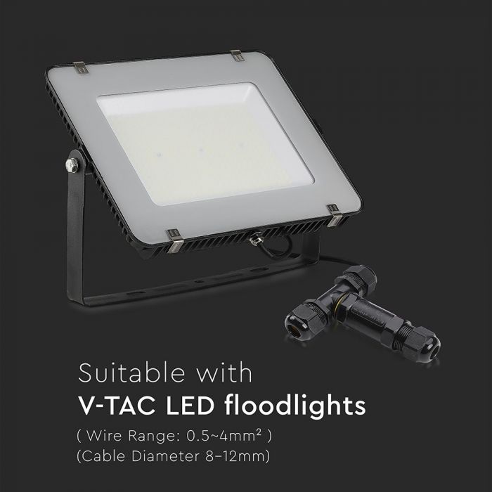 Load image into Gallery viewer, BLACK WATERPROOF TERMINAL BLOCK -CABLE DIAMETER(8-12mm),IP68 - Ledimporten.eu